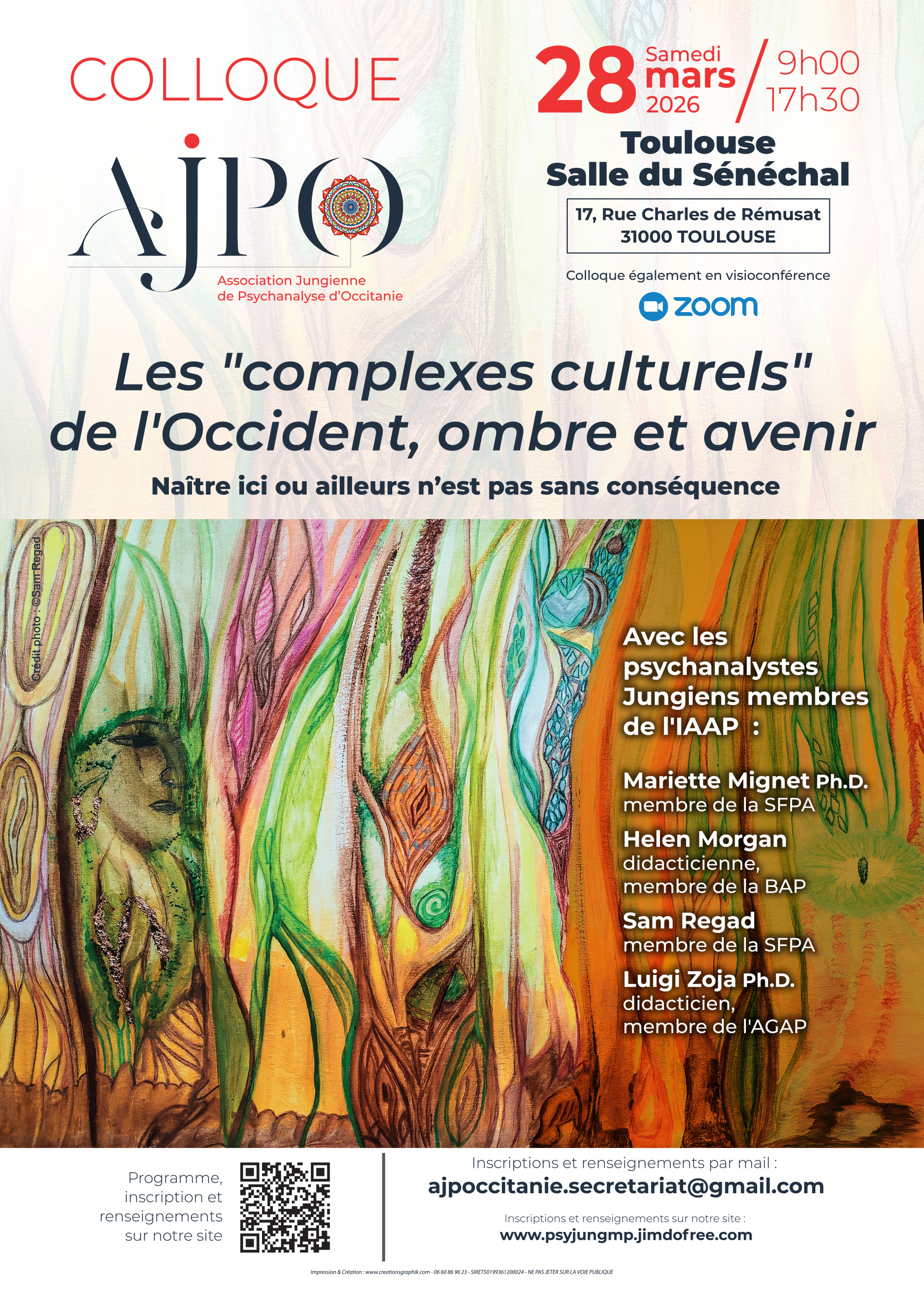 Colloque de l'AJPO - Les "complexes culturels" de l'Occident, ombre et avenir - 28 mars 2026 à Toulouse